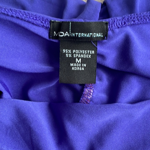 NWOT Moda International Multi-wrap Purple Dress - Picture 6 of 8